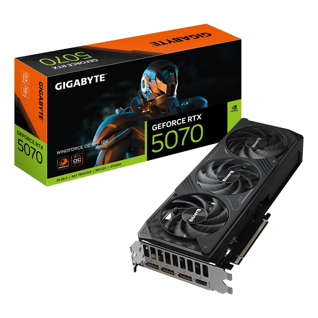 Gigabyte Tarjeta De Video GeForce RTX 5070 Windforce OC SFF 12G