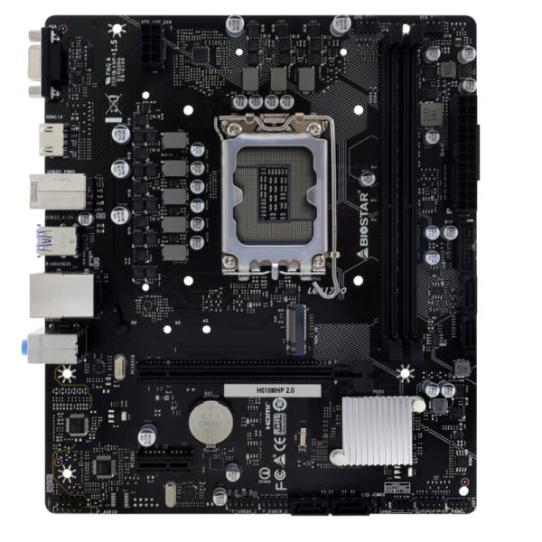 Tarjeta Madre Biostar H610MHP 2.0 LGA1700 MICRO-ATX DDR4 - Negro