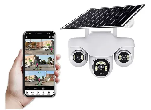 Camara Vigilancia Wi-Fi Solar 4K Triple Lente Imagen principal del producto