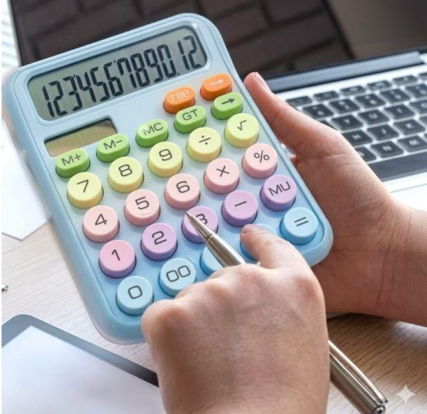 Calculadora KK-2688 - Celeste