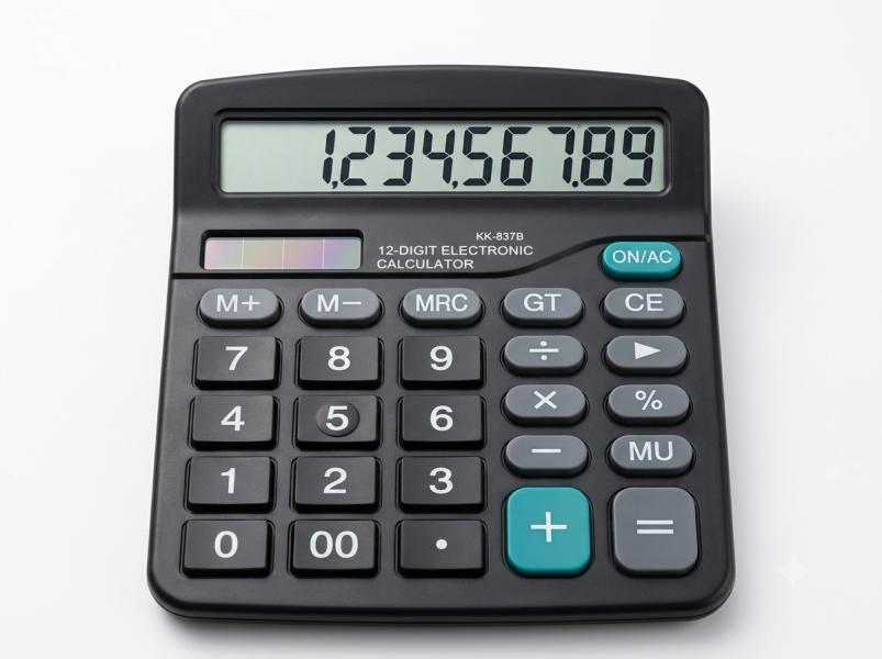 Calculadora De Escritorio 12 Dígitos KK-837B