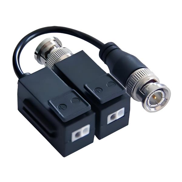 Adaptador Video Balun Transmisor de Señal Hikvision Ds-1h18-a(o-std) (e) Audio Utp Cat5e/6 DS-1H18-A 307400789 - Negro