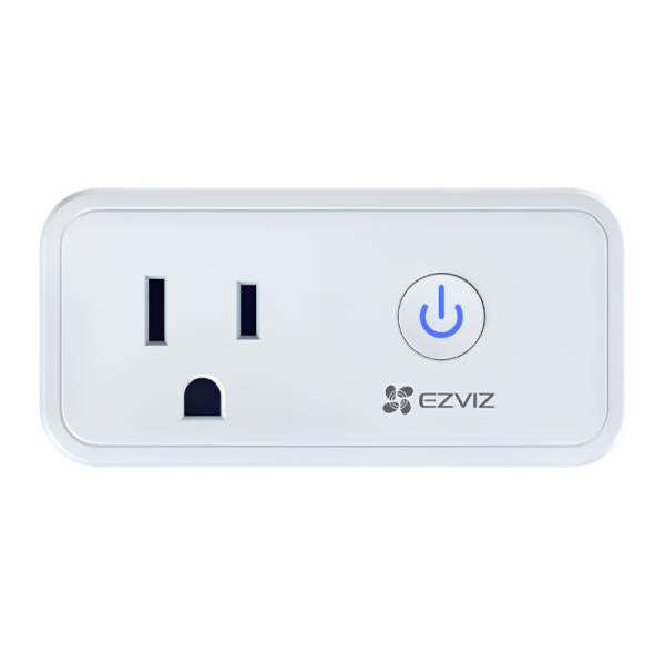 Enchufe Inteligente Ezviz CS-T30-10B-US WIFI 2.4ghz Control por Voz/monitoreo de Energia/temporizador Control de Dispositivos Electricos - Blanco