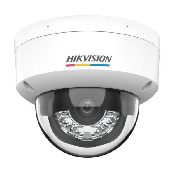 Cámara Domo Ip Colorvu Hikvision Ds-2cd1167g3-liu(2.8mm)(latam Acusense) 6MP H.265+/h.265/h.264+/h.264/ip/poe 2.8mm 30M Ir/luz Blanca Micrófono Integrado 311334729 - Blanco