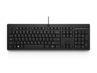 HP Teclado USB Negro 125