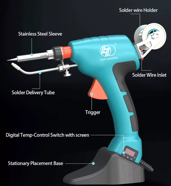 Pistola Cautin Portatil Digital HL362B Haihang