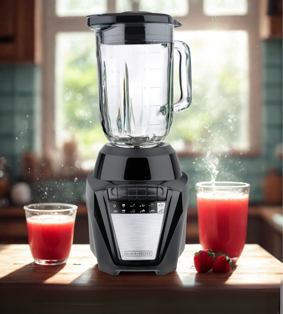Licuadora Black+Decker ice crush 700W vaso vidrio negra BL0876-1BDLA Imagen secundaria del producto