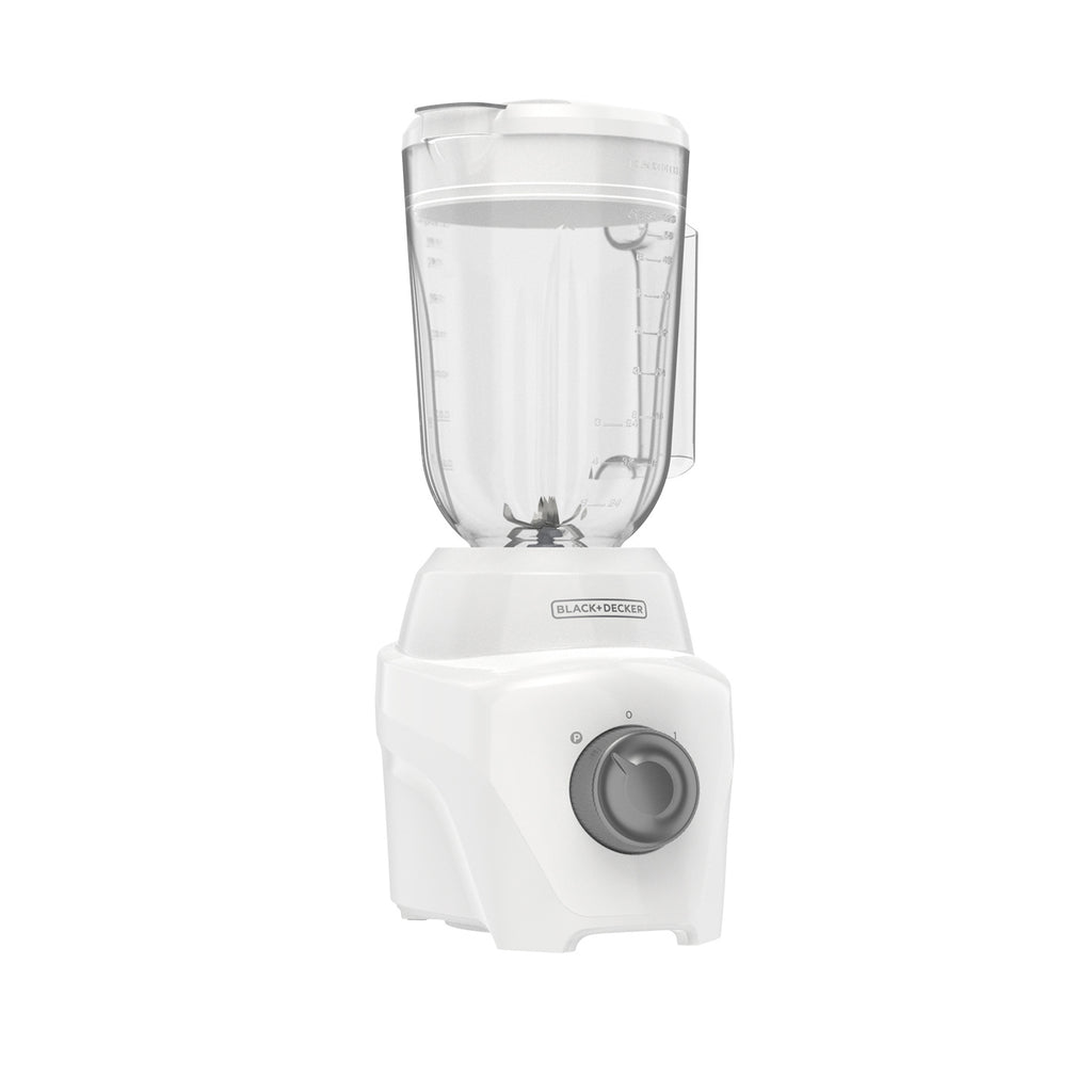 Black + Decker licuadora 2 veloc 700W 2 vaso plast 1.65L ice crush  Blanca - BL0877-0WDLA