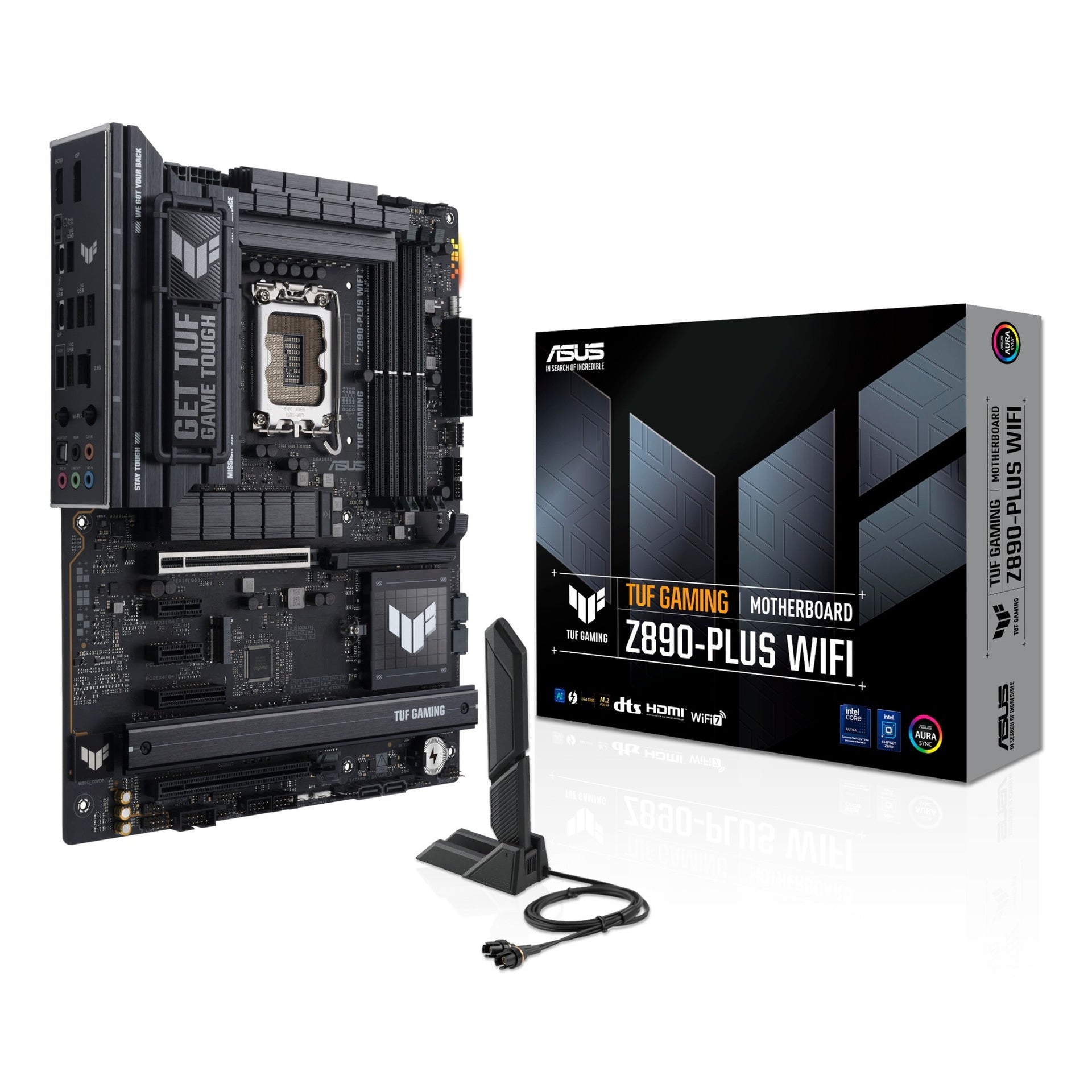 Tarjeta Madre Asus Tuf Gaming Z890-PLUS WIFI Lga 1851 Atx DDR5 90MB1IQ0-M0EAY0 - Negro Imagen principal del producto