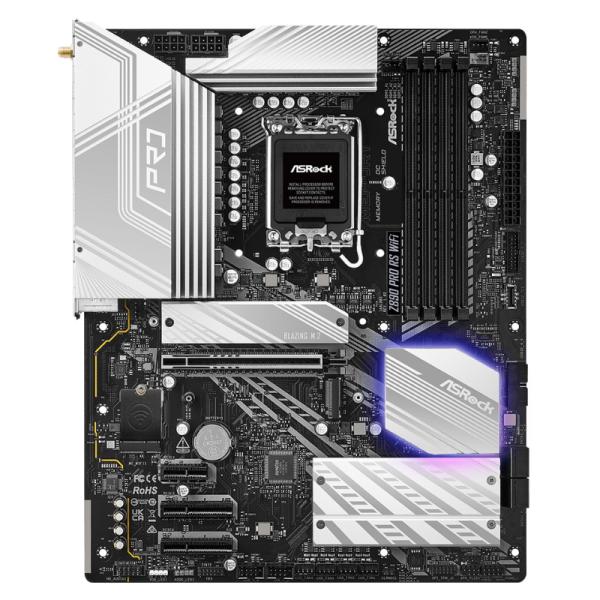 Tarjeta Madre Asrock Z890 PRO Rs WIFI Lga 1851 Atx DDR5 - Negro / Blanco Imagen principal del producto