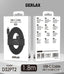 Cable USB Tipo C D32pt2 Gerlax - Negro C-c