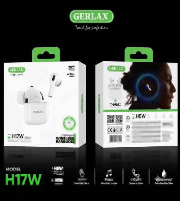 Audifono Manos Libres H17W Gerlax - Blanco