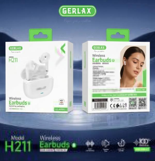 Audifono Manos Libres H211 Gerlax - Blanco