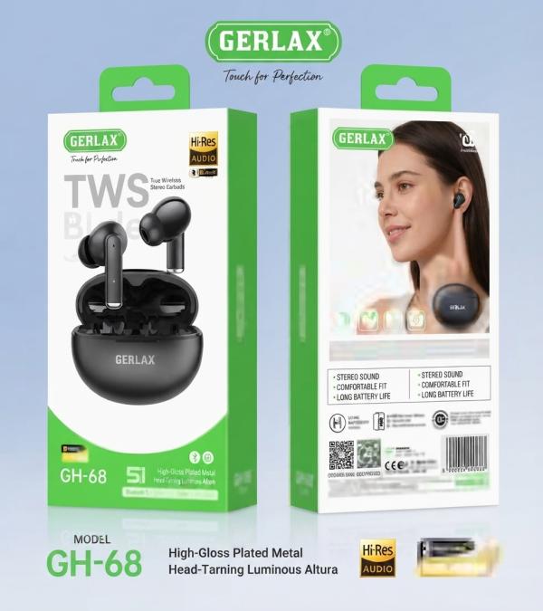 Audifono Manos Libres GH-68 Gerlax - Blanco