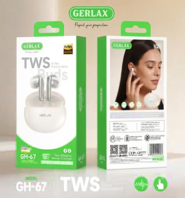 Audifono Manos Libres GH-67 Gerlax - Blanco