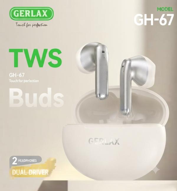 Audifono Manos Libres GH-67 Gerlax - Blanco