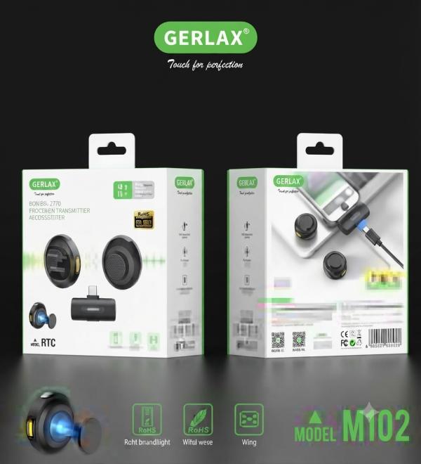 Microfono M102 Gerlax - Negro