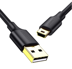CABLE USB 2.0 MACHO A USB MINI B MACHO US132 10355 UGREEN 1M NEGRO