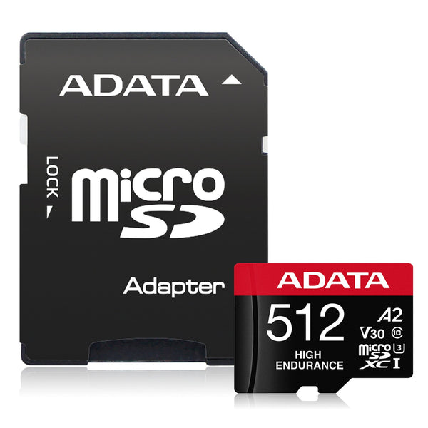 Memoria Micro SD Adata 512GB Alta Durabilidad Vigilancia 4K