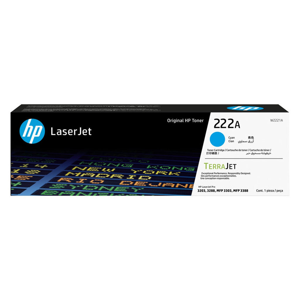 HP toner cyan 222A W2221A
