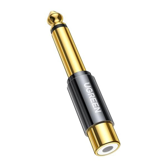 ADAPTADOR 6.35MM MACHO A RCA HEMBRA AV169 80731 UGREEN