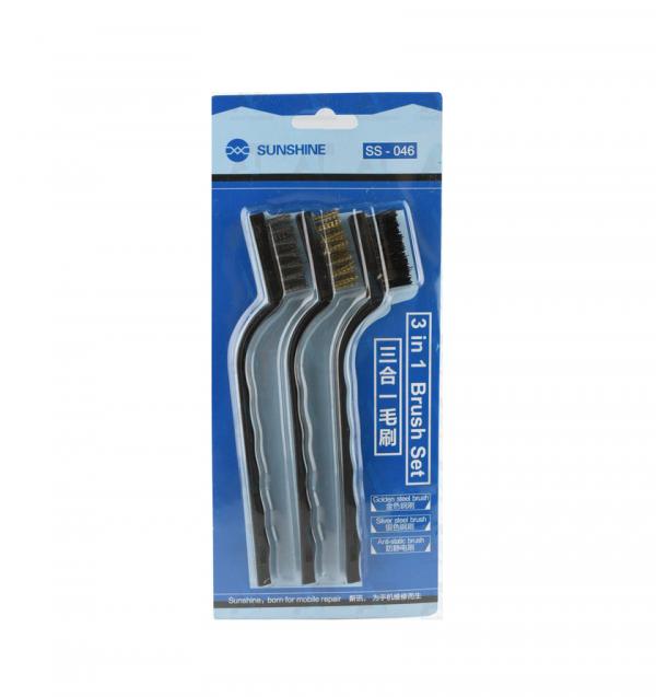 Sunshine Set Cepillos Antiestatica 3en1 SS-046 Reparacion