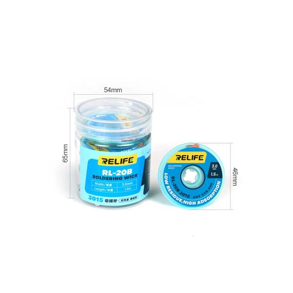 Malla para Desoldar Relife RL-20B - 3015