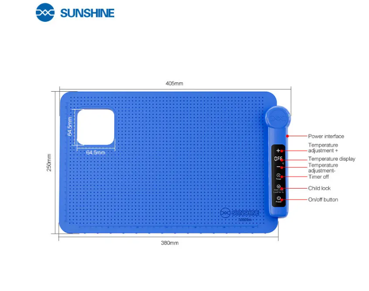 Plancha de Calefacion Digital para Separar LS3 Plus Sunshine