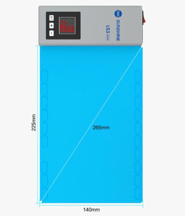 Plancha de Calefacion Digital para Separar LS3 Mini Sunshine