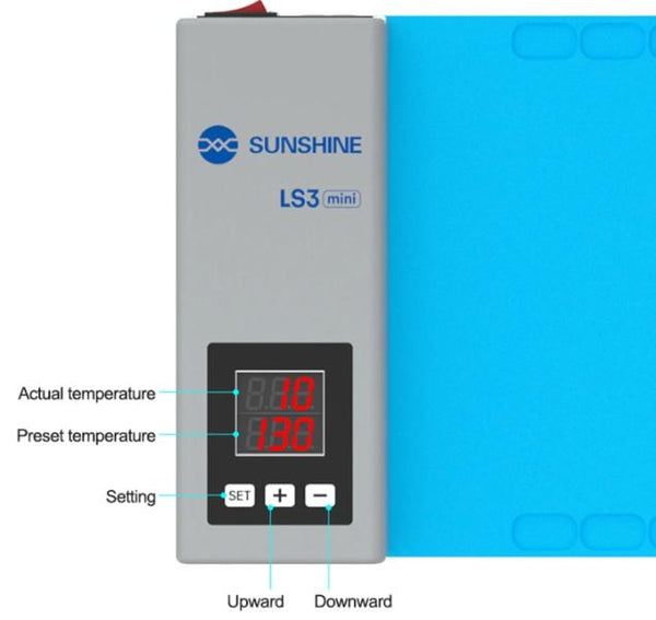 Plancha de Calefacion Digital para Separar LS3 Mini Sunshine