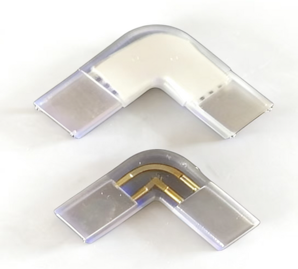 Conector para Tira LED - 2 Pines L Monocromatico