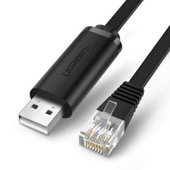 CABLE ADAPTADOR USB TIPO A A RJ45 ETERNET CM204 50773 UGREEN 1.5M NEGRO
