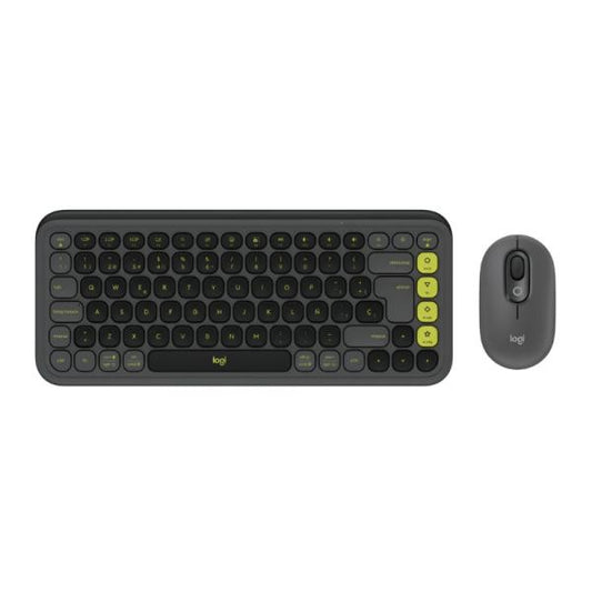 TECLADO Y MOUSE LOGITECH POP ICON COMBO INALÁMBRICO BLUETOOTH ESPAÑOL 920-013052
