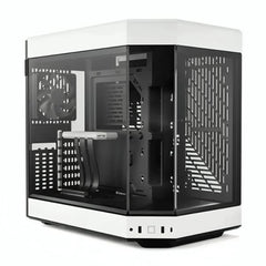 CASE GAMING HYTE Y60 MID TOWER  VENTILADORES 3 DE 120MM CON VIDRIO FRONTAL, LATERAL Y ESQUINA CS-HYTE-Y60-BW
