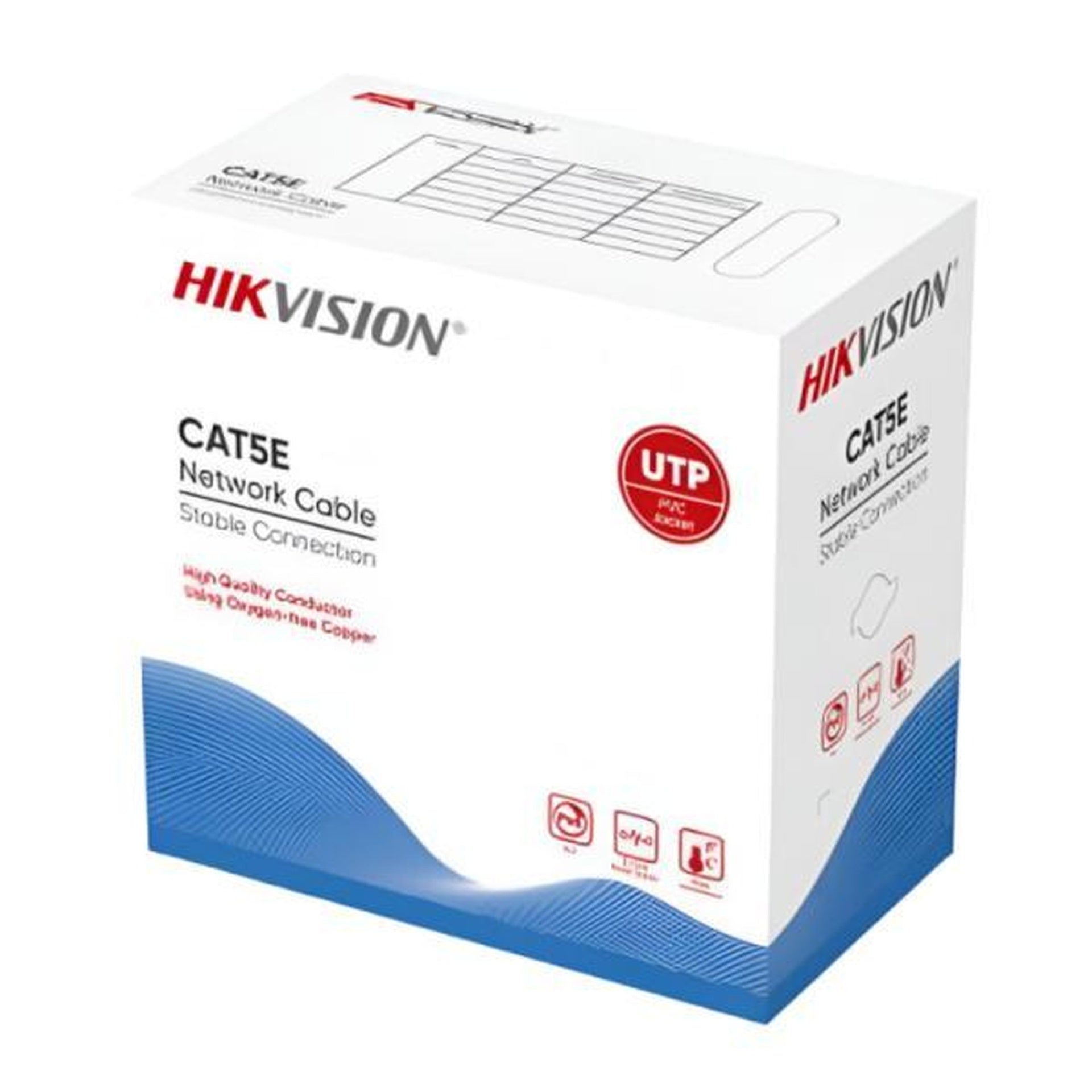 Hikvision cable u utp CAT5E DS-1LN5EUEC0 305 metros