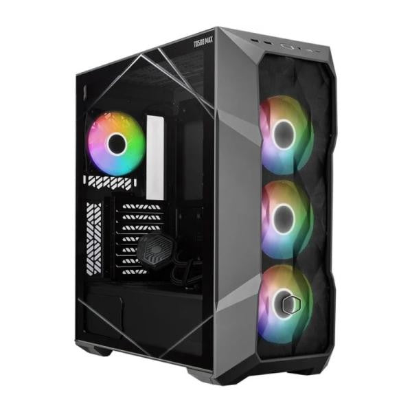 CASE GAMING RGB COOLER MASTER TD500 MAX MID TOWER VENTILADORES 4 DE 120MM CON FUENTE DE PODER INCLUIDA TD500V2-MGNN85-SL0