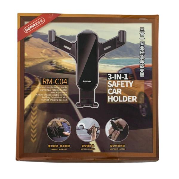 HOLDER RM-C04 REMAX NEGRO