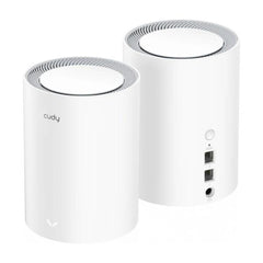 SISTEMA WIFI CUDY M1800(2-Pack) 2.0 WIFI 6 5G MESH AX1800