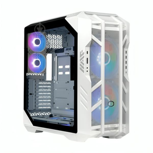 Case Gaming RGB Cooler Master Haf 700 Full Tower 2 Ventiladores de 200MM y 3 de 120MM con Vidrio Lateral y Malla Frontal H700-WGNN-S00 - Blanco Imagen principal del producto