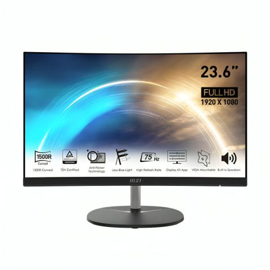 MONITOR MSI CURVO 23.6" PRO MP2412C 1920X1080 VA 100HZ FREESYNC HDMI Y VGA 9S6-3PA9CT-025