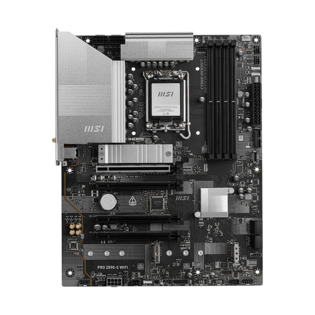 Tarjeta Madre Msi PRO Z890-S WIFI LGA1851 Atx DDR5 911-7E54-001 - Negro / Blanco