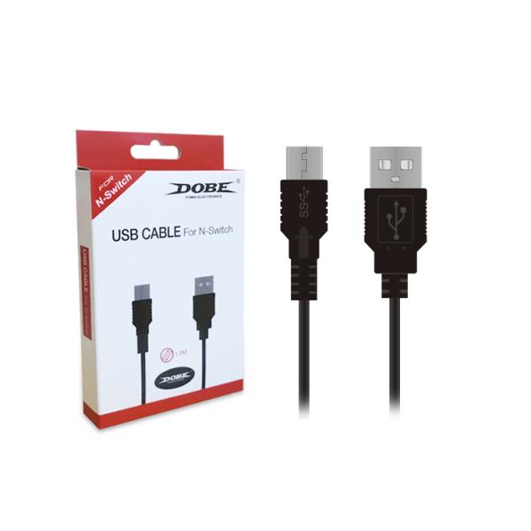 Cable USB Tipo C para Nintendo Switch TNS-868 - Negro 2.0m