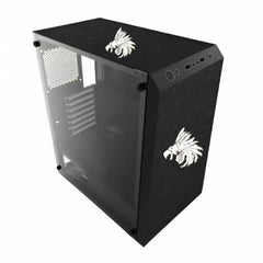 CASE GAMING RGB  EAGLE WARRIOR CG01W8RA001C MID TOWER SIN VENTILACIÓN INCLUIDA CON VIDRIO LATERAL