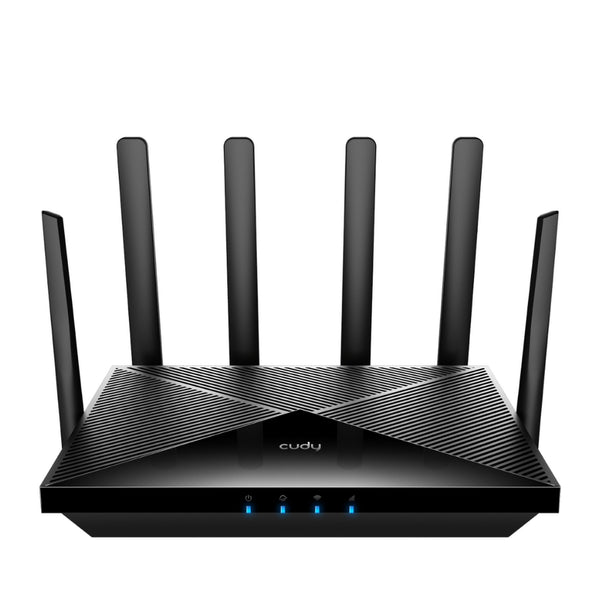 Router inalambrico Cudy p5_eu 1.0 5 GHz AX3000 WIFI 6 5G rel.16 con antenas desmontables