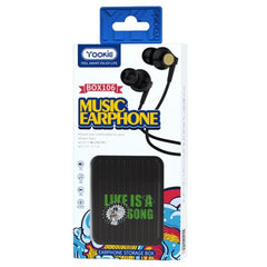 AUDIFONO MANOS LIBRES YOOKIE NEGRO BOX106