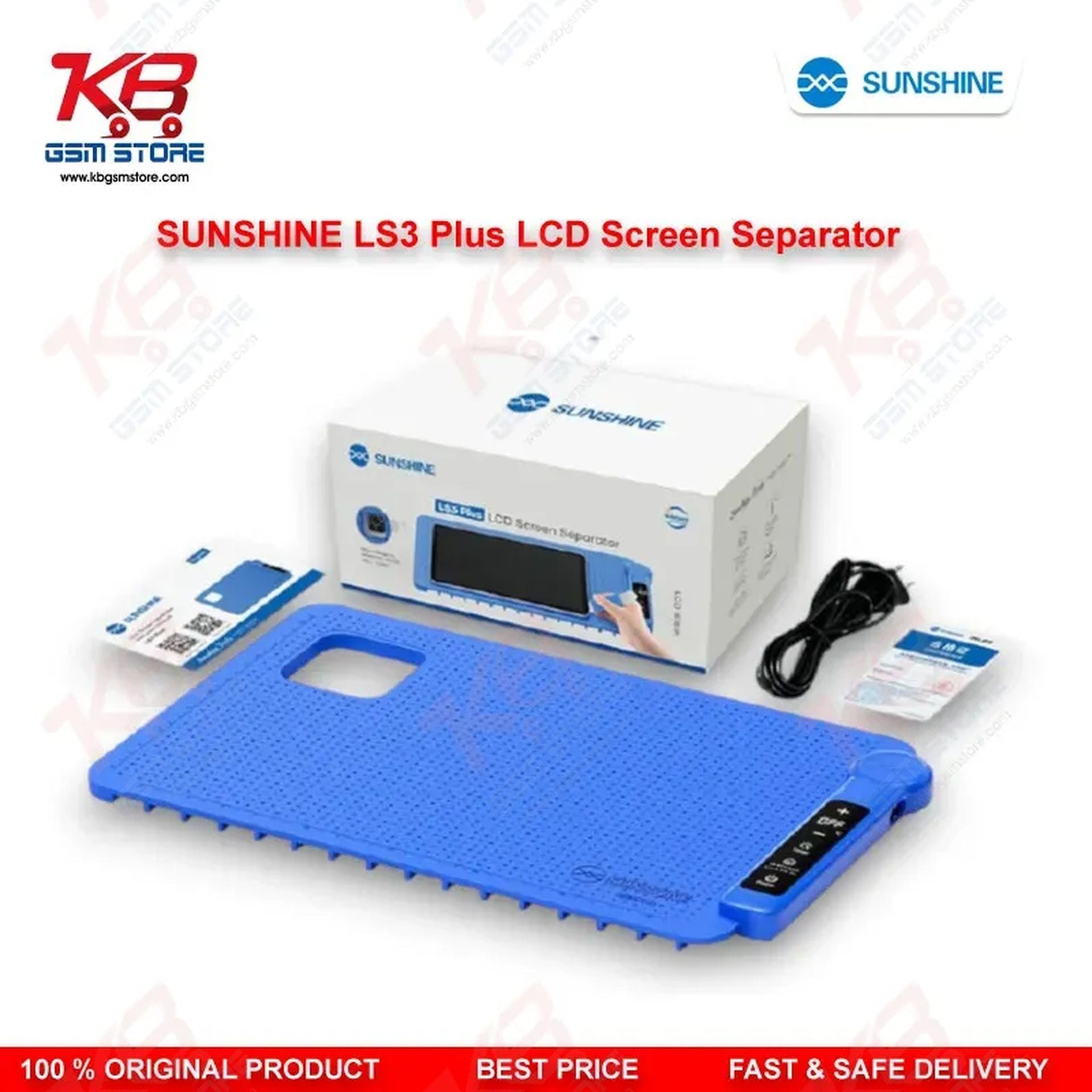 Plancha Sunshine calefaccion digital LS3 PLUS separador LCD Imagen secundaria del producto