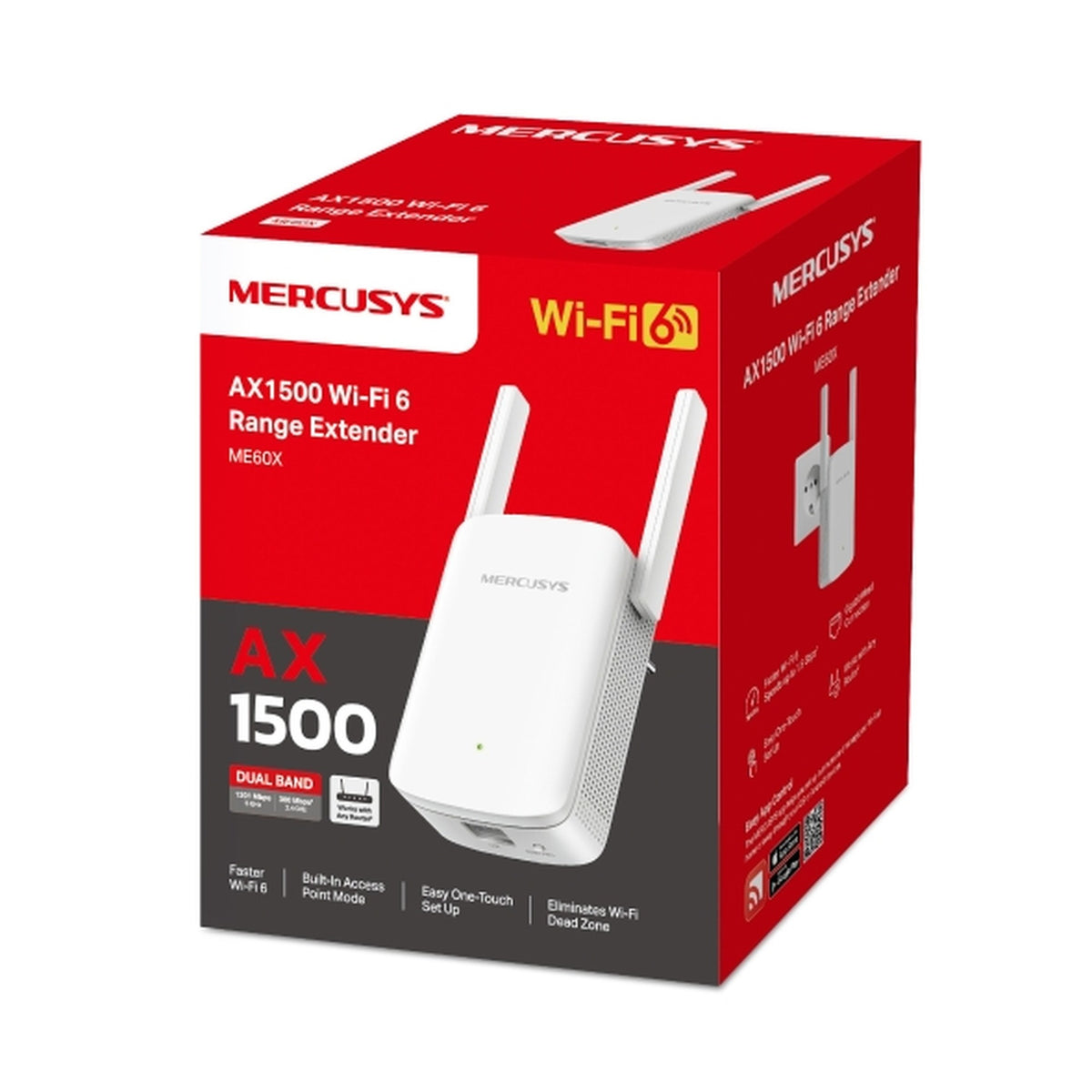TP-Link - Mercusys ME60X SPEC: 2× Fixed Imagen principal del producto