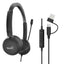 Headset Nova Alámbrico USB-C Microfono Incluido Enc FHS44160001C