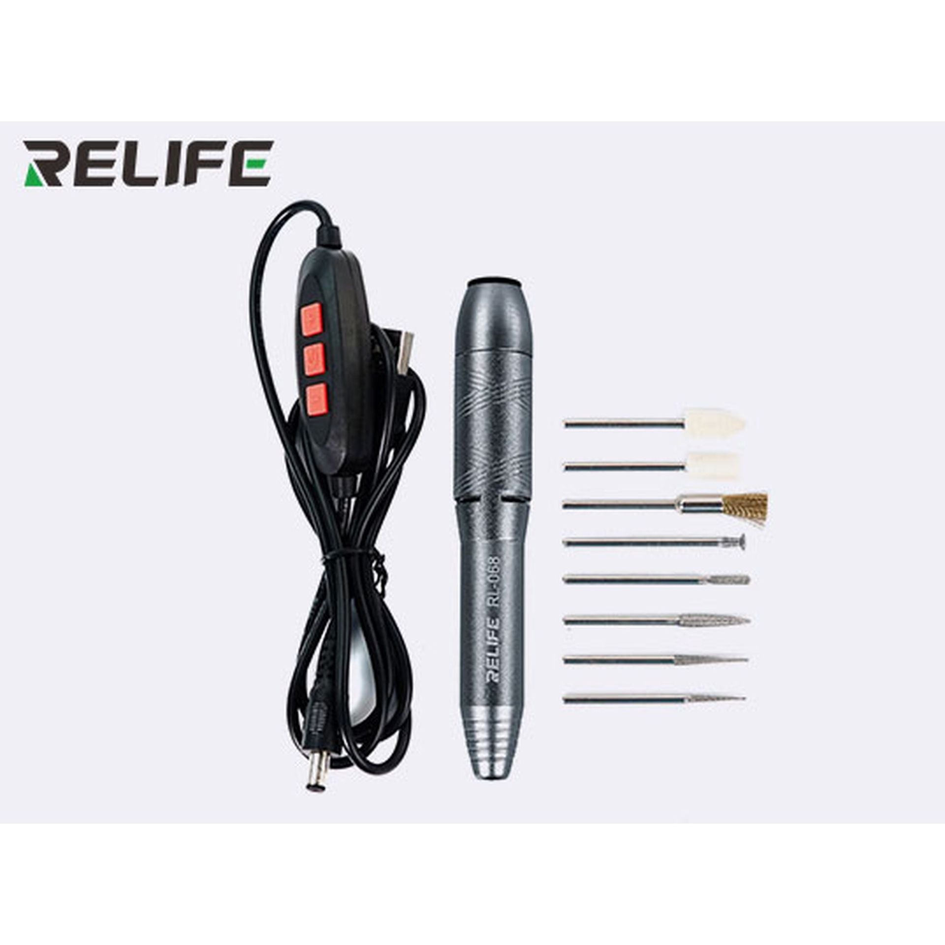 Relife pulidor electrico RL-068 para reparacion de chips Imagen secundaria del producto