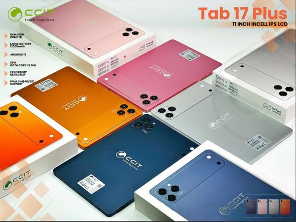Tablet CCIT 17 Plus Plateado Android 15 16GB+1TB